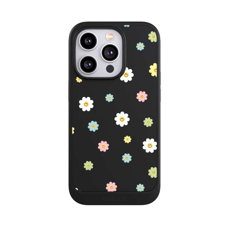 iPhone 14 Pro NIVOcore Flower Power klein transparent