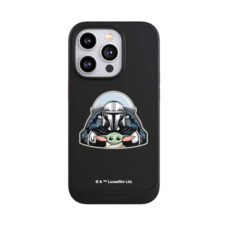 iPhone 14 Pro NIVOcore Mando und Grogu Transparent