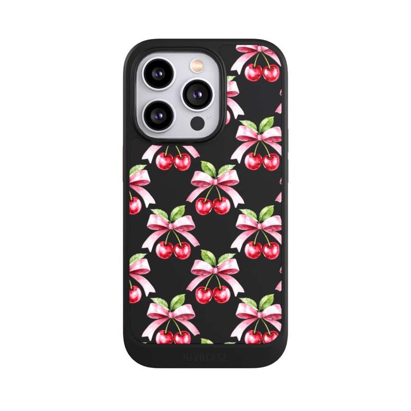 iPhone 14 Pro NIVOcore Kirsche Schleife Art mit KI