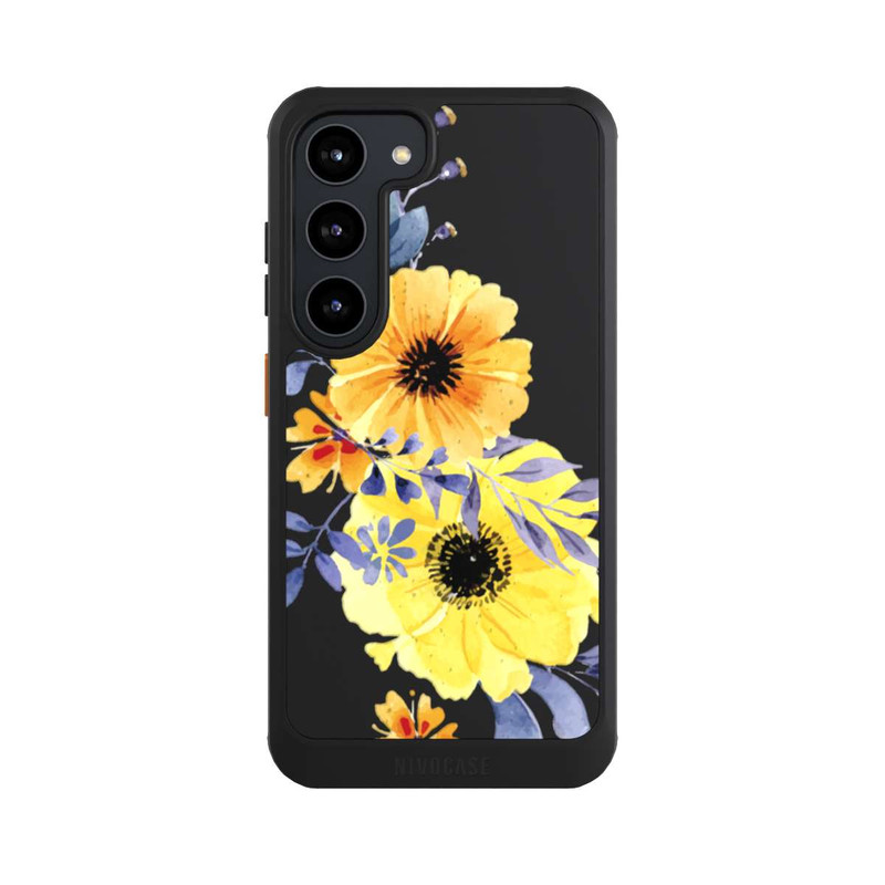 Galaxy S23 NIVOcore Fleurs Suédoises Jaunes