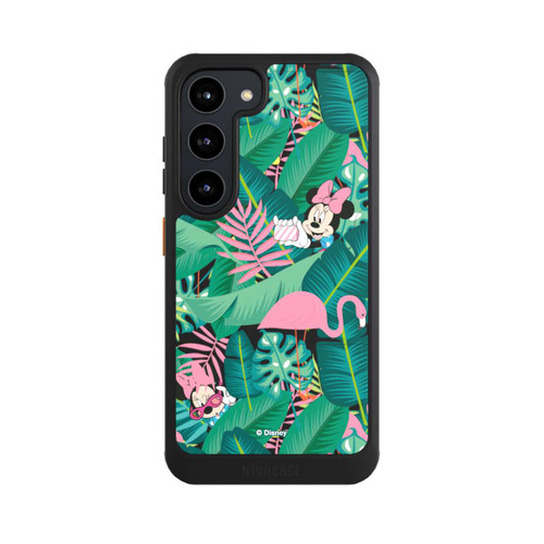 Samsung Galaxy S23 NIVOcore Minnie Été Feuilles de Palmier sans Fond