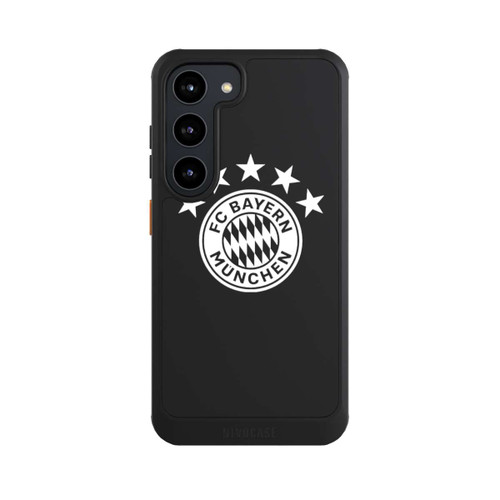 Samsung Galaxy S23 NIVOcore FCB Logo einfarbig mit Sternen - ohne Hintergrund