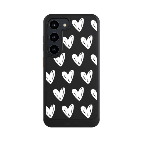 Samsung Galaxy S23 NIVOcore Herzen Weiß ohne Hintergrund