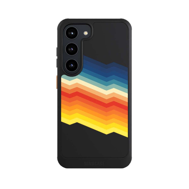 Galaxy S23 NIVOcore Abstrakter Regenbogen