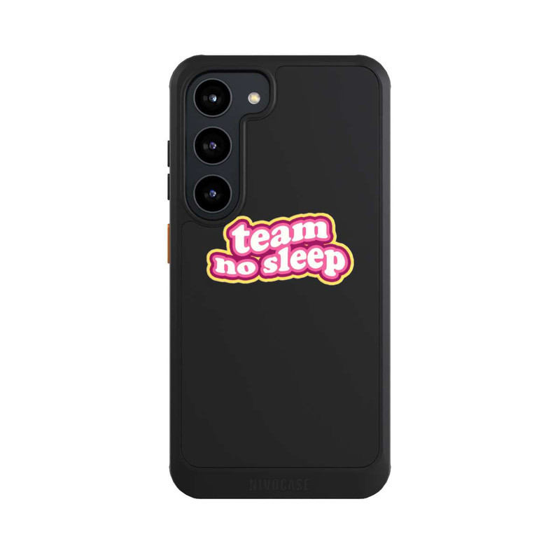 Galaxy S23 NIVOcore Team No Sleep 70s Transparent