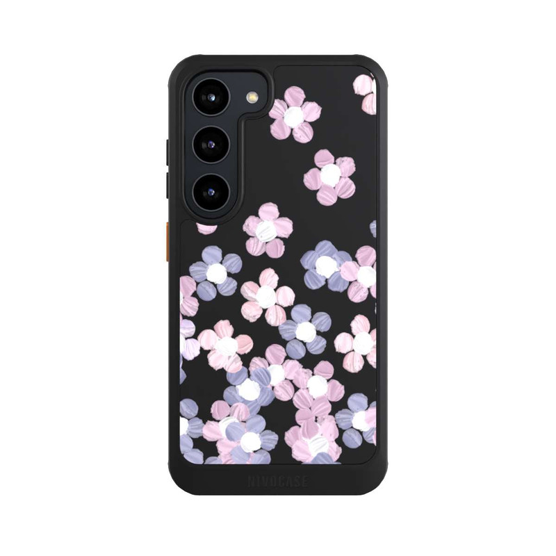 Galaxy S23 NIVOcore Einfache Blumen Transparent