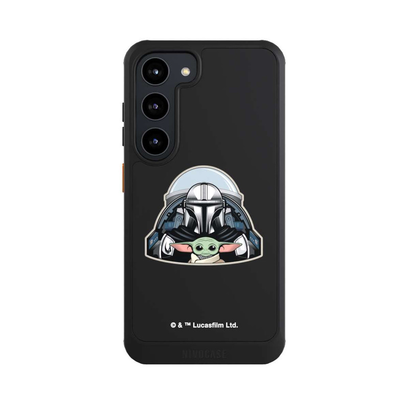 Galaxy S23 NIVOcore Mando et Grogu Transparent