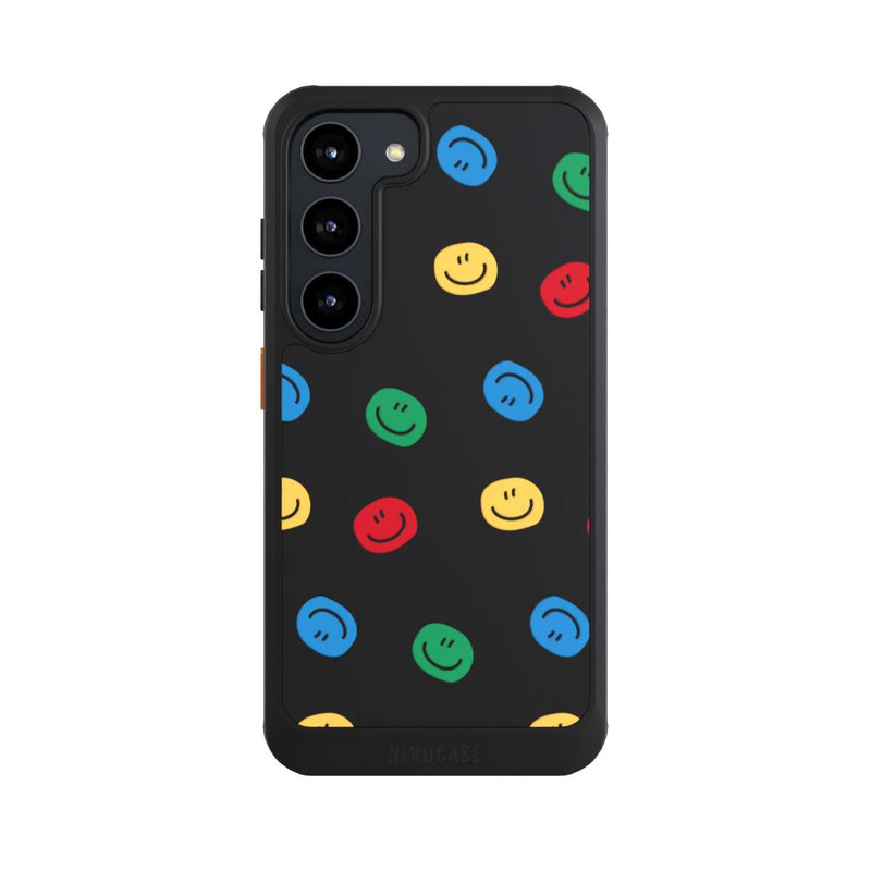 Galaxy S23 NIVOcore Smile Pattern Colorful