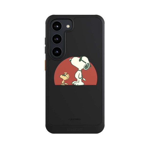 Samsung Galaxy S23 NIVOcore Snoopy Woodstock Far Out transparent