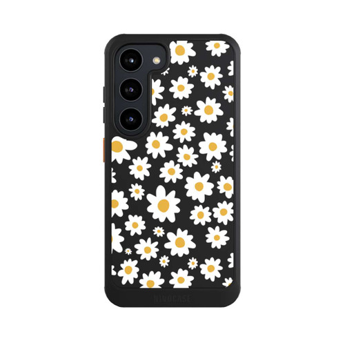 Samsung Galaxy S23 NIVOcore Daisy Flower Seamless Pattern Transparent