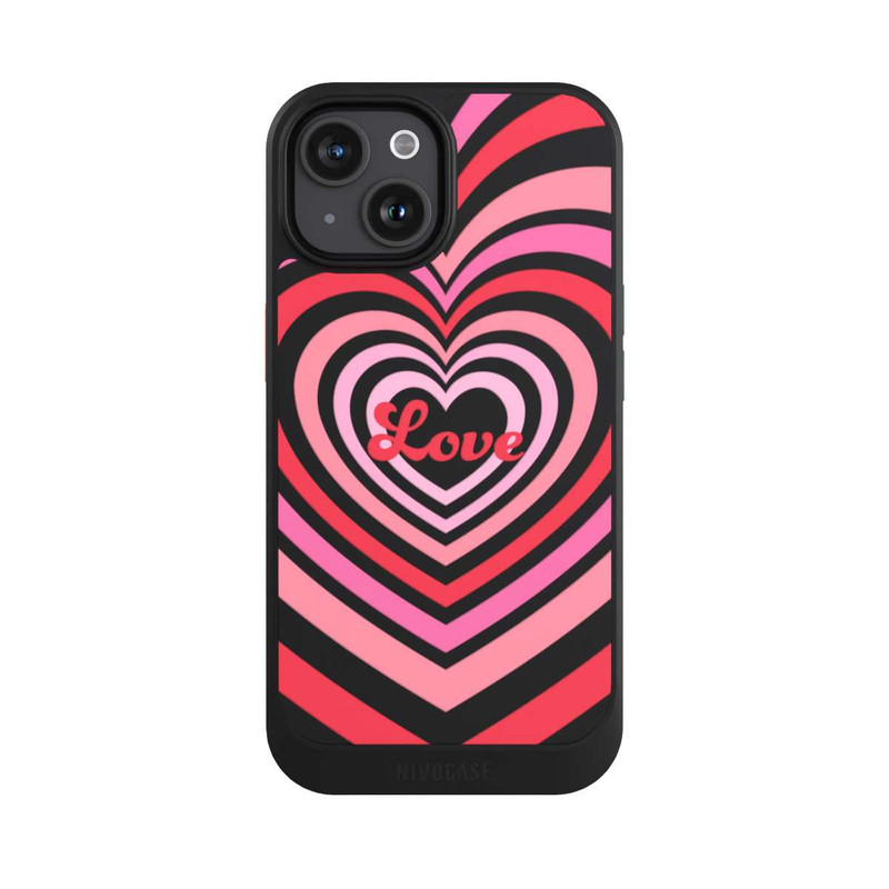 iPhone 15 NIVOcore Love Rotschattierungen