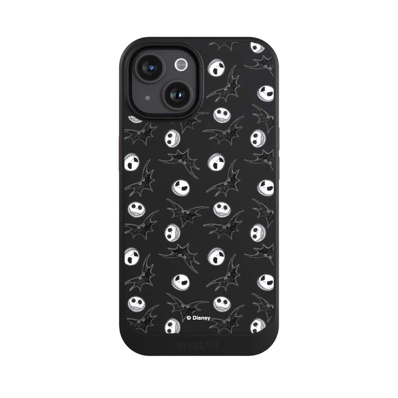 iPhone 15 NIVOcore Nightmare Before Christmas Pattern Transparent