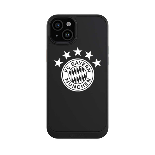Apple iPhone 15 Plus NIVOcore FCB Logo einfarbig mit Sternen - ohne Hintergrund