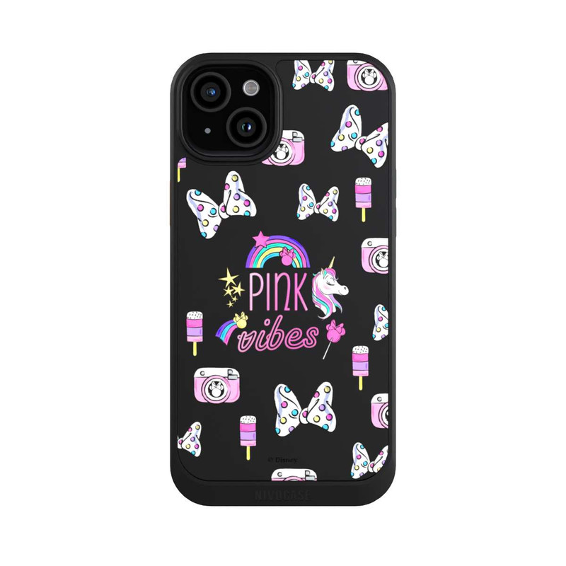 iPhone 15 Plus NIVOcore Pink Vibes Transparent
