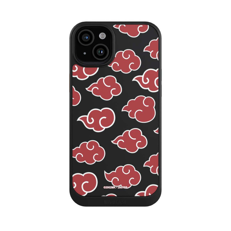 iPhone 15 Plus NIVOcore Akatsuki Pattern Transparent