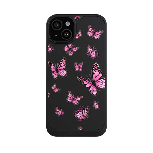 Apple iPhone 15 Plus NIVOcore Schmetterlinge pink
