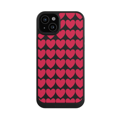 Apple iPhone 15 Plus NIVOcore Viva Magenta-Herzen