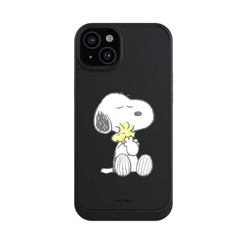 Apple iPhone 15 Plus NIVOcore Snoopy And Woodstock Cuddling transparent