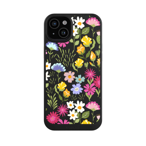 Apple iPhone 15 Plus NIVOcore Bunte Sommerblumen Transparent