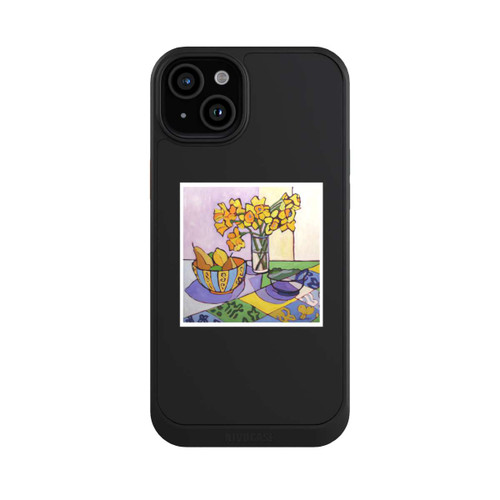 Apple iPhone 15 Plus NIVOcore Daffodil Patchwork, 2023, by Catherine J Martzloff