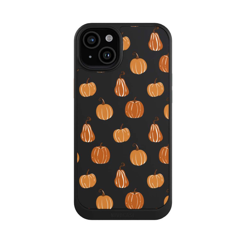 iPhone 15 Plus NIVOcore Pumpkin Party Transparent