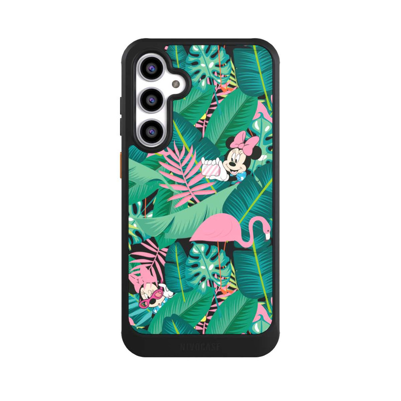 Galaxy S23 FE NIVOcore Minnie Summer Palmblätter ohne Hintergrund