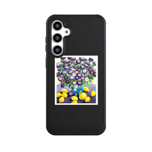 Samsung Galaxy S23 FE NIVOcore Purple Asters and Lemons by Christopher Ryland