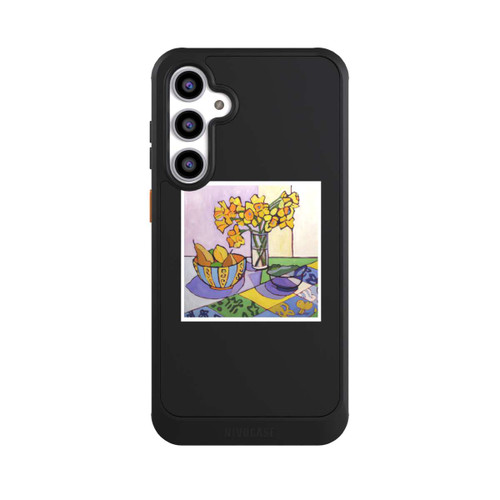 Samsung Galaxy S23 FE NIVOcore Daffodil Patchwork, 2023, by Catherine J Martzloff