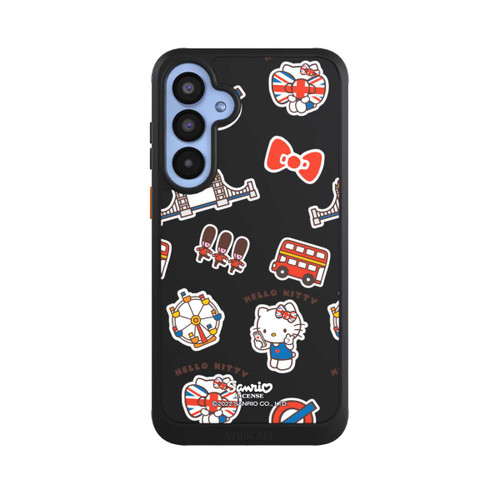 Samsung Galaxy A55 5G NIVOcore Hello Kitty Londoner Abzeichen Transparent