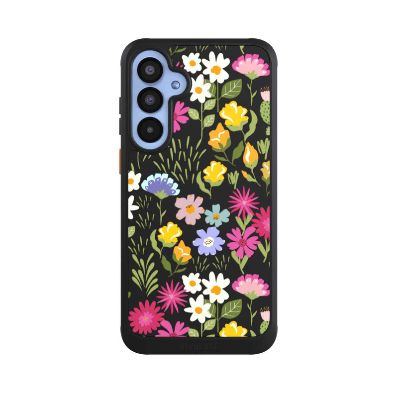 Galaxy A55 5G NIVOcore Bunte Sommerblumen Transparent