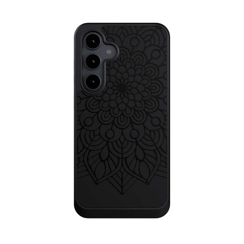 Galaxy S24 FE NIVOcore Mandala Indien Noir sans Fond