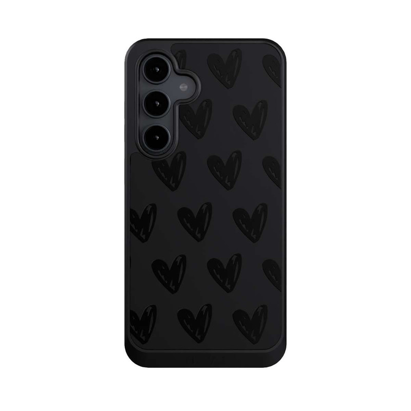 Galaxy S24 FE NIVOcore Herzen Schwarz ohne Hintergrund