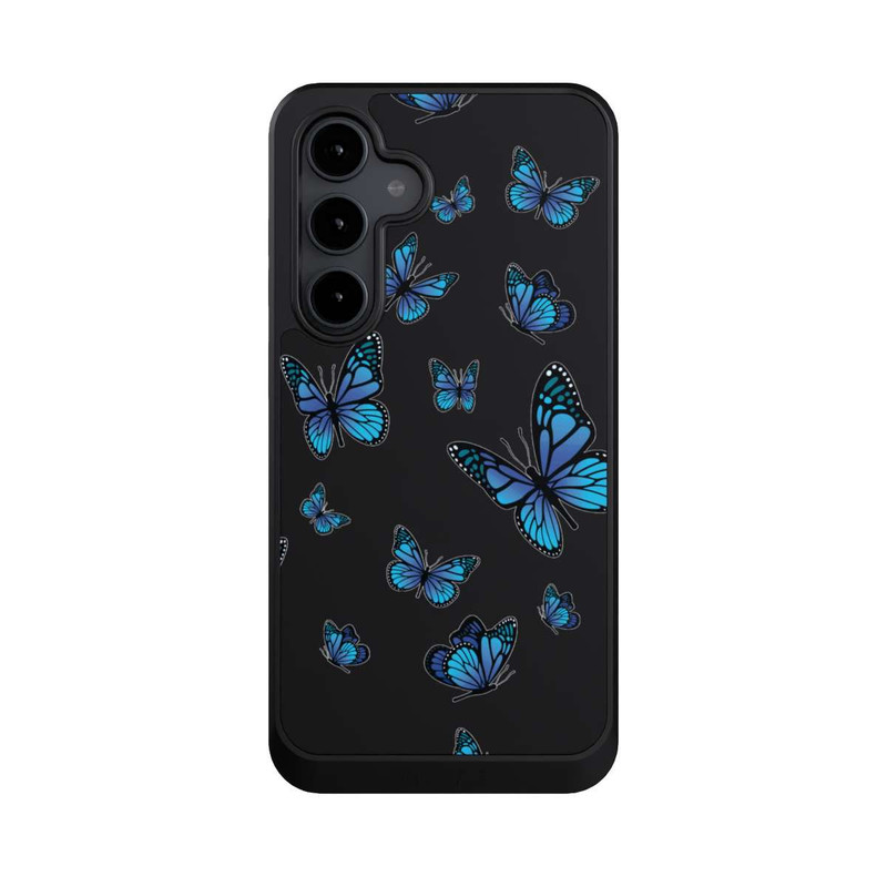 Galaxy S24 FE NIVOcore Schmetterlingmuster Transparent