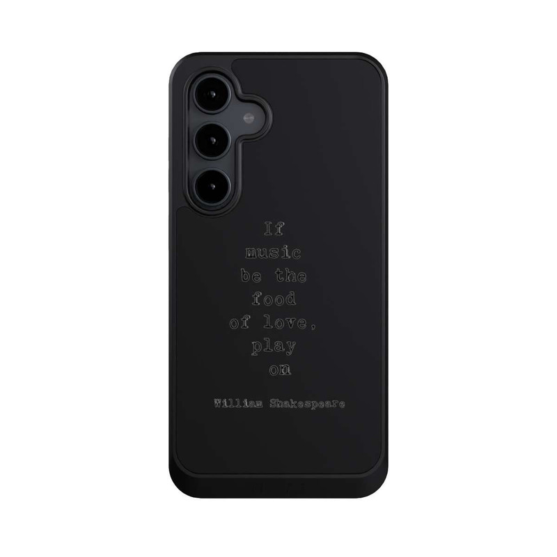 Galaxy S24 FE NIVOcore Shakespeare Music Food Transparent