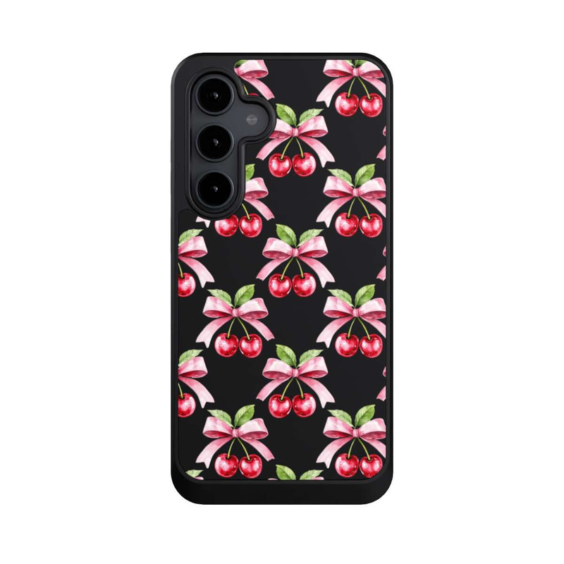 Galaxy S24 FE NIVOcore Kirsche Schleife Art mit KI