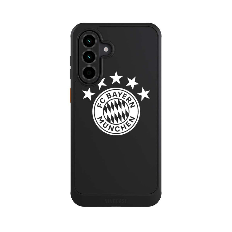 Galaxy A36 5G NIVOcore Logo FCB Uni avec Étoiles - sans Fond