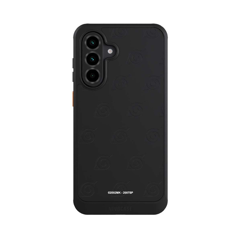Galaxy A36 5G NIVOcore Schwarzes Konoha-Muster Transparent