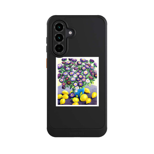 Samsung Galaxy A36 5G NIVOcore Purple Asters and Lemons by Christopher Ryland