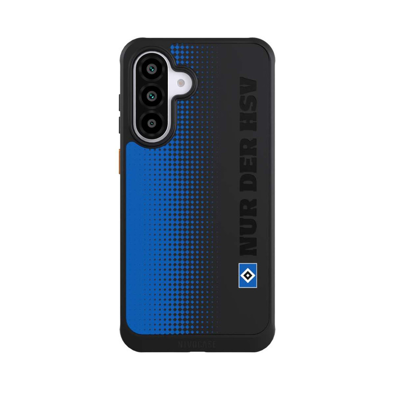 Galaxy A56 5G NIVOcore Nur der HSV - Rautenraster Blau - ohne Hintergrund