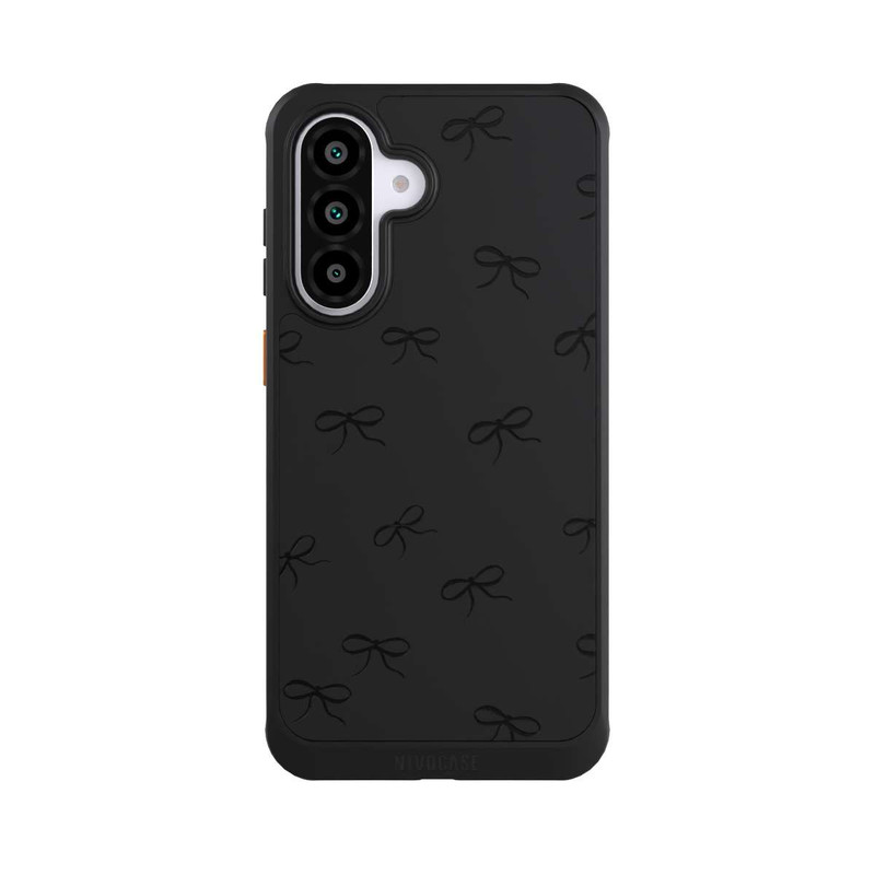 Galaxy A56 5G NIVOcore Schleifen Muster Schwarz Transparent