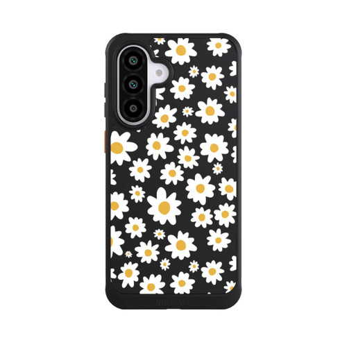 Samsung Galaxy A56 5G NIVOcore Daisy Flower Seamless Pattern Transparent