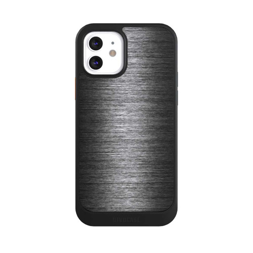 Apple iPhone 12 NIVOcore Metal Look - Anthrazit
