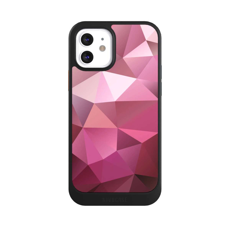 iPhone 12 NIVOcore Cristaux Rose