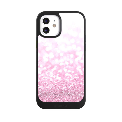 Apple iPhone 12 NIVOcore Pluie de paillettes roses look