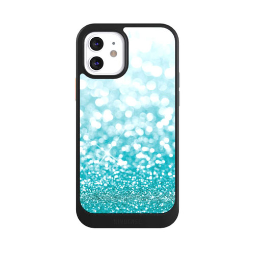 Apple iPhone 12 NIVOcore Pluie de Paillettes Pétroles Look