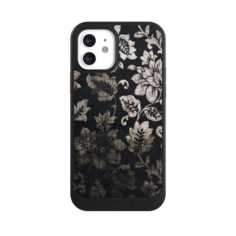 iPhone 12 NIVOcore Silber Schwarz Vintage