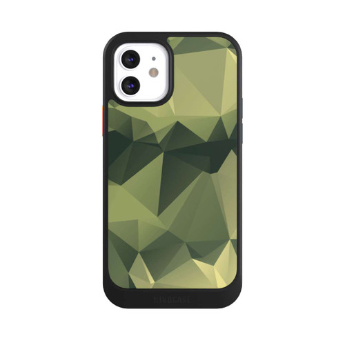 Apple iPhone 12 NIVOcore Polygonales Camouflage