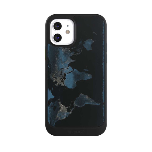 Apple iPhone 12 NIVOcore Carte du Monde Nuit