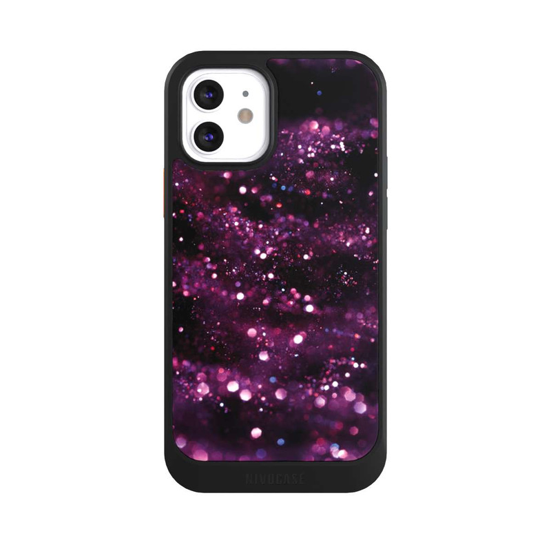 iPhone 12 NIVOcore Lilac Sparkles Look