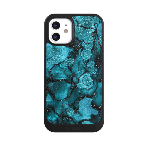 Apple iPhone 12 NIVOcore Paillettes Bleues